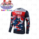 Детская футболка для внедорожников, квадроциклов, гоночных гонок, AM http fox, езды на велосипеде, горнолыжного спорта, Джерси для мотокросса, горного велосипеда, камуфляжная футболка для мальчиков