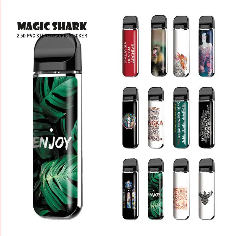 

Malaysia Baboon God Christian Leaf Enjoy PVC Case Cover Sticker for Smok Novo E Cigarette Vape Kit