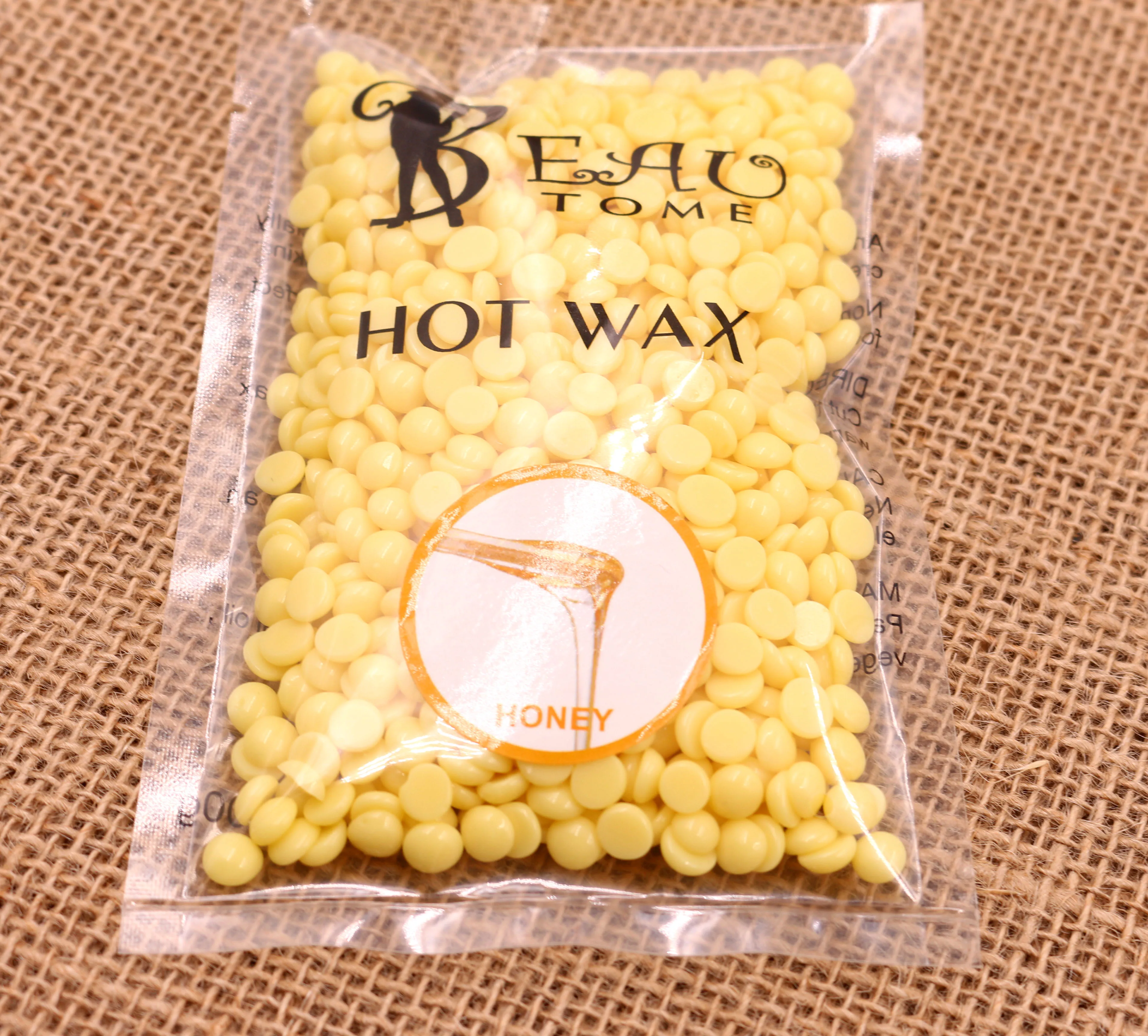 Beautome 100 г медовый аромат без полосок женский депилятор жемчужный твердый