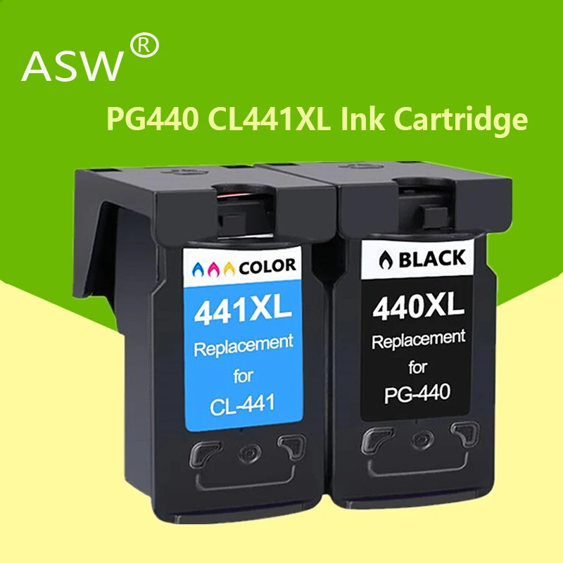 Аксиального потока для 2PK PG440 CL441 картридж Замена Canon PG 440 CL 441 440XL чернильный