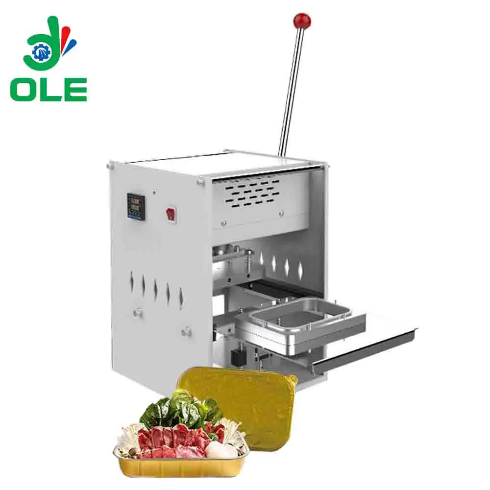 

Commercial Use Manual Aluminum Foil Disposable Food Bowl Sealing Machine