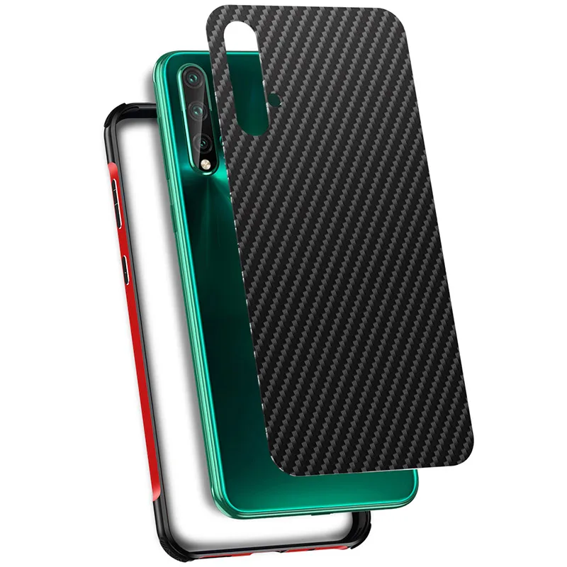 Для huawei Nova 4 Nova5 P20 P20Pro Honor 20 чехол Роскошная алюминиевая рама бампер из углеродного