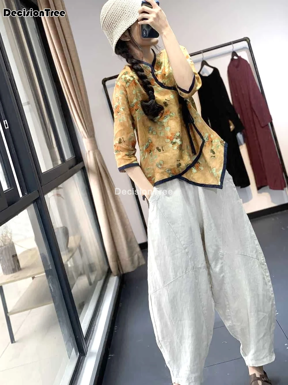 

2021 chinese qipao tops women camisa china mujer pattern cheongsam shirt chinese traditional clothing womens tops and blouses