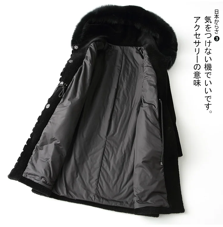 Женское пальто из натурального меха осенне-зимняя куртка Женская одежда 2020