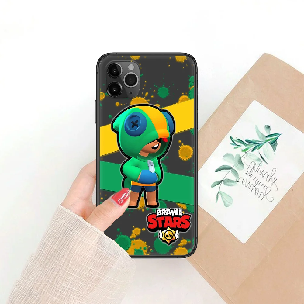 

Cartoon Game Stars Phone Case Cover Hull For iphone 5 5s se 2 6 6s 7 8 12 mini plus X XS XR 11 PRO MAX black fashion coque art