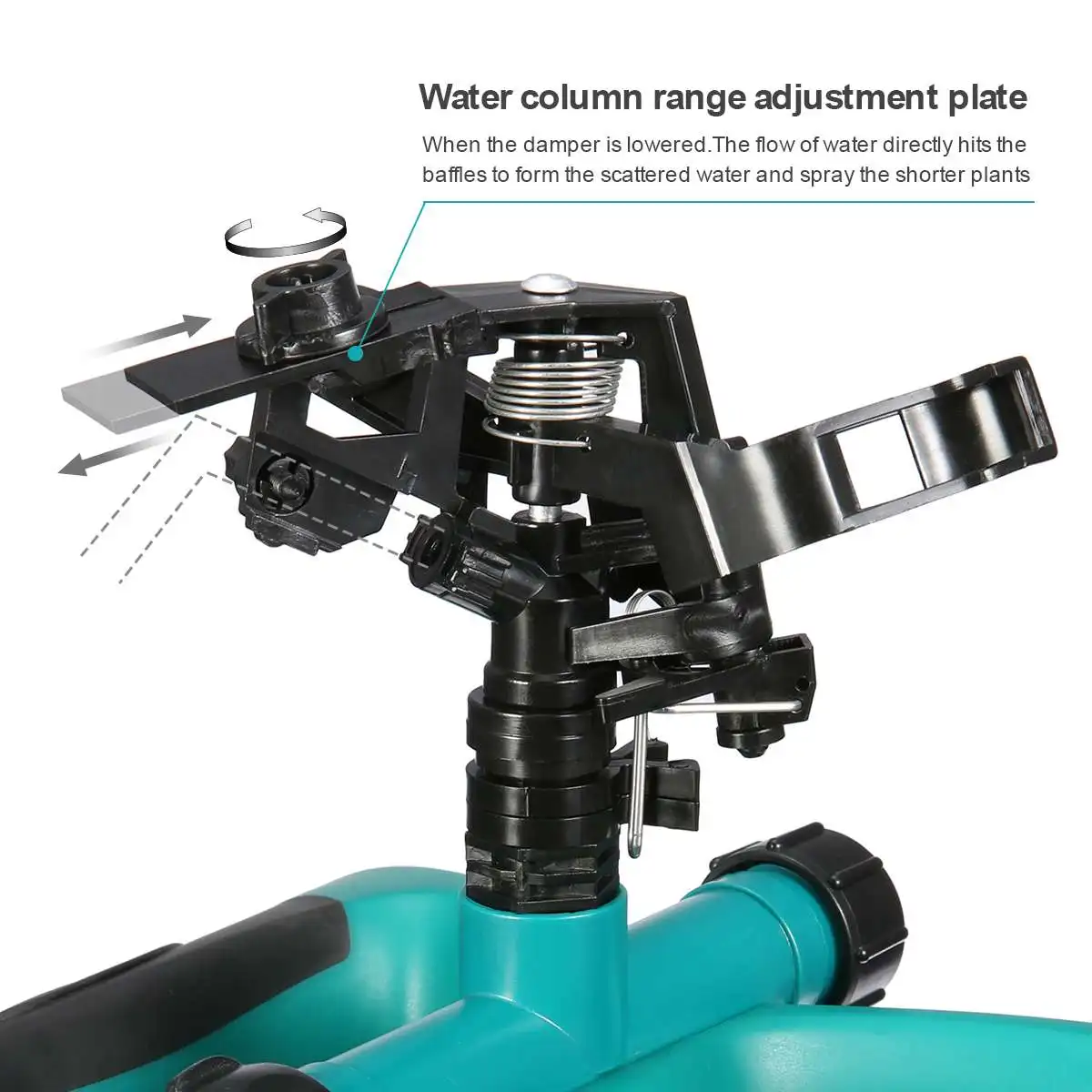 

Automatic Watering Grass Lawn Garden Sprinklers 360 Degree Rotating Irrigation System Water Spray Nozzle Sprinkler Garden Tool