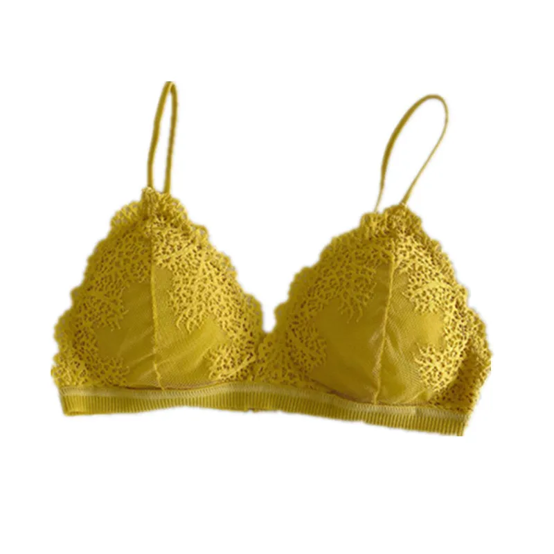 

Push Up Sexy Lace Tube Top Bralette Bandeau Underwear Bra Adjusted StrapsBrassiere Ropa interior sujetador Sous vetements femmes