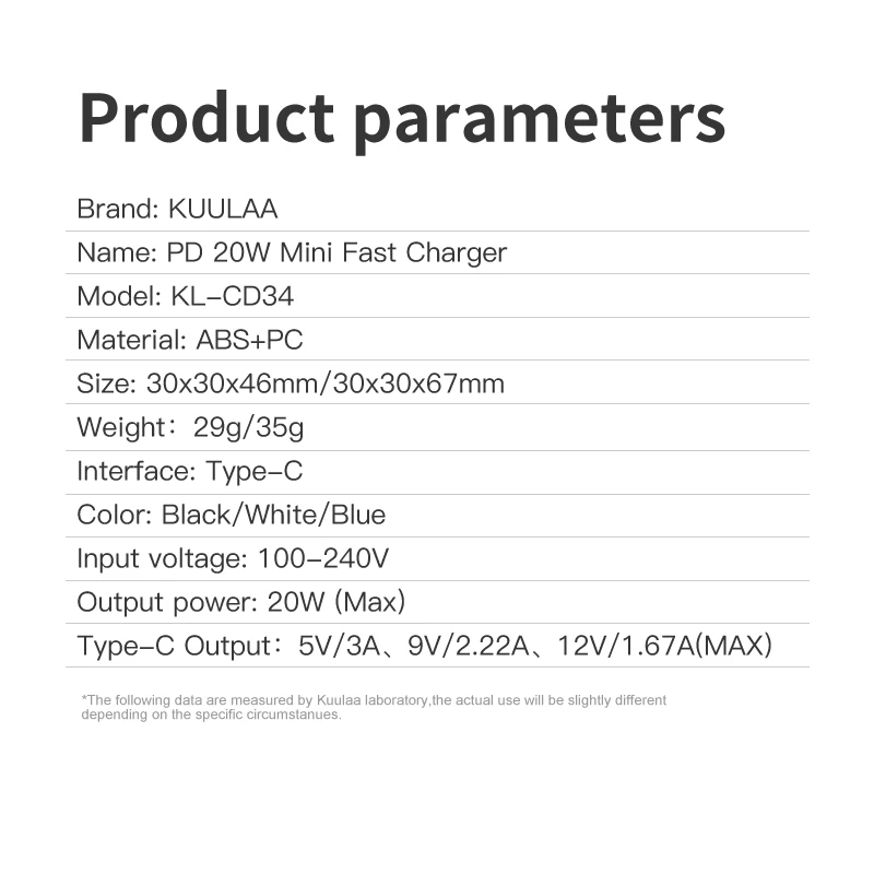 Зарядное устройство KUULAA Super Si USB C 20 Вт Тип PD быстрая зарядка для iPhone 13 12 11 Max Pro XS 8 Plus