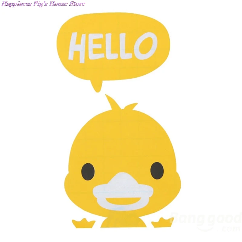 

1 pcs Mini Yellow Duck Switch Cartoon Animal Wallpaper For Kids Bedroom Decor