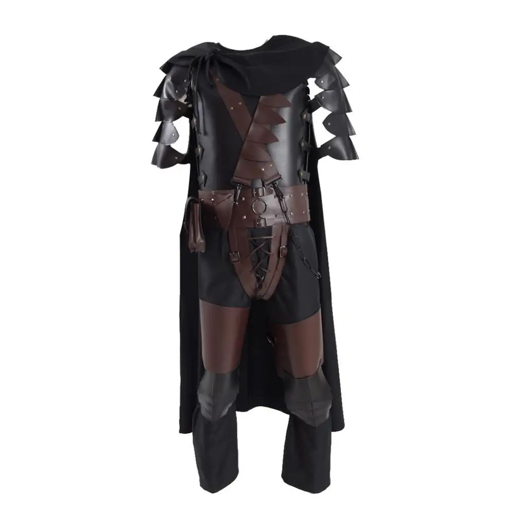 Cosdaddy ベルセルクガッツ кишки Косплэй костюм Для мужчин искусственная боевой с