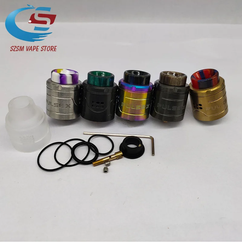 Сменные Атомайзеры Pulse X BF RDA для вейпа емкость 22 мм вертикальная сборка 510 Thread