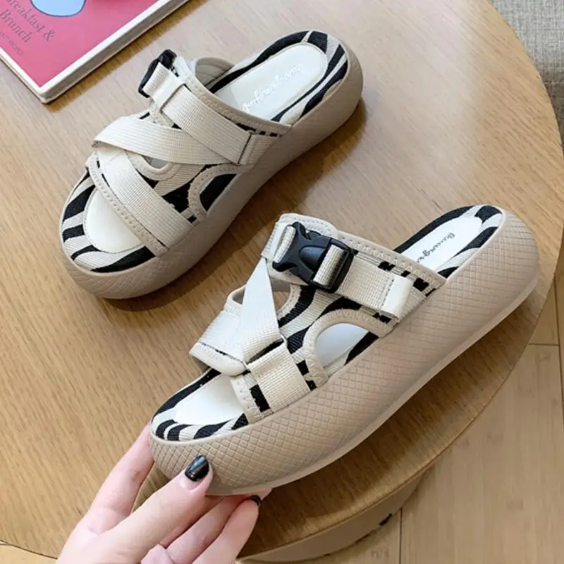 

Women Wedges Sandals Summer Casual Flip Flops Women Platform Slipper Beach Sport Sandals Light Comfort Female Shoes Flats Slides