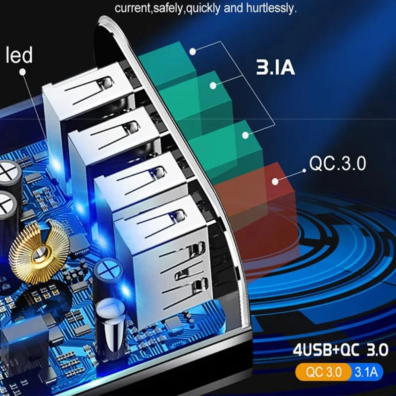 Зарядное устройство QC 3 0 USB для телефона iPhone 11 pro max X 8 7plus se 5s 6s XS быстрое настенное