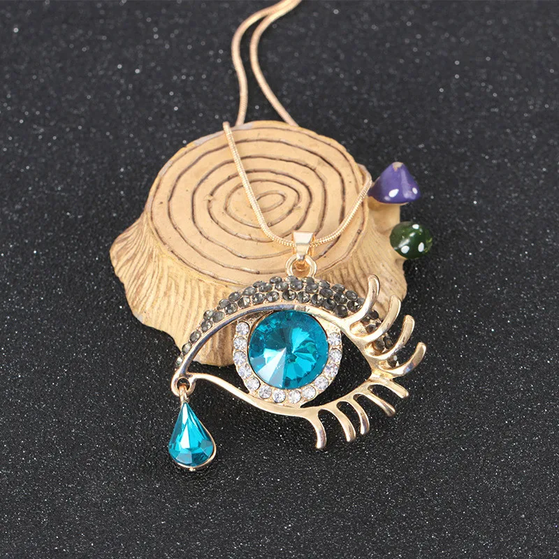 Женское Очаровательное ожерелье из сплава с микро вставкой циркона Длинная