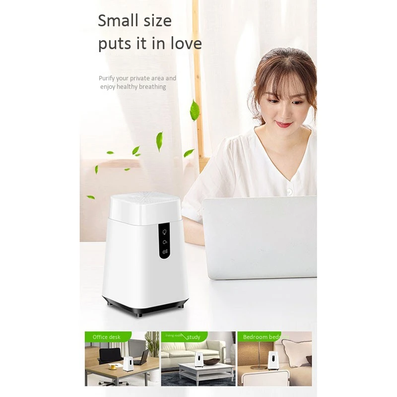 

Air Purifier to Remove Odor Household Smoke and Dust Formaldehyde Negative Ion Small Freshener EU Plug