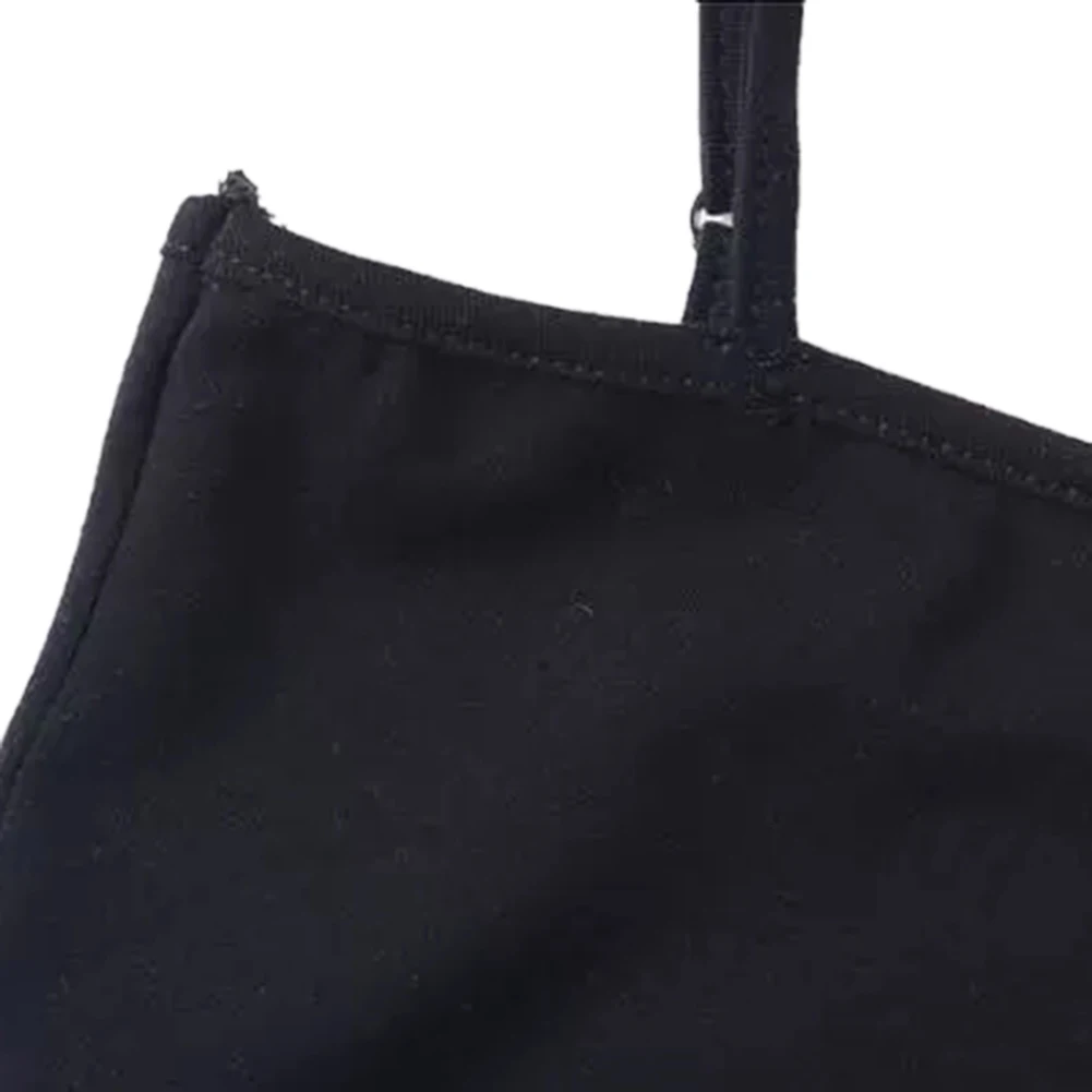 Женское боди без рукавов на бретелях спагетти однотонный облегающий простой