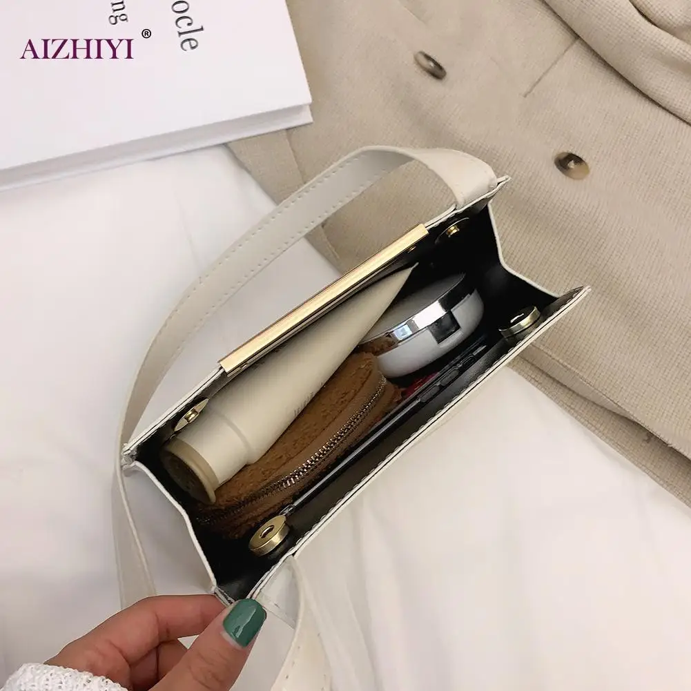 

Fashion Solid Color Handbag Totes Women PU Leather Casual Travel Shoulder Underarm Purse Portable Top-handle Bags