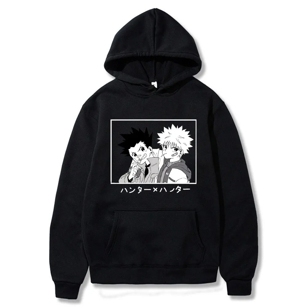 

Толстовка Hunter X Hunter Харадзюку Hisoka Killua, толстовка с капюшоном в стиле аниме, Мужская одежда, розовая уличная одежда, осенняя женская одежда