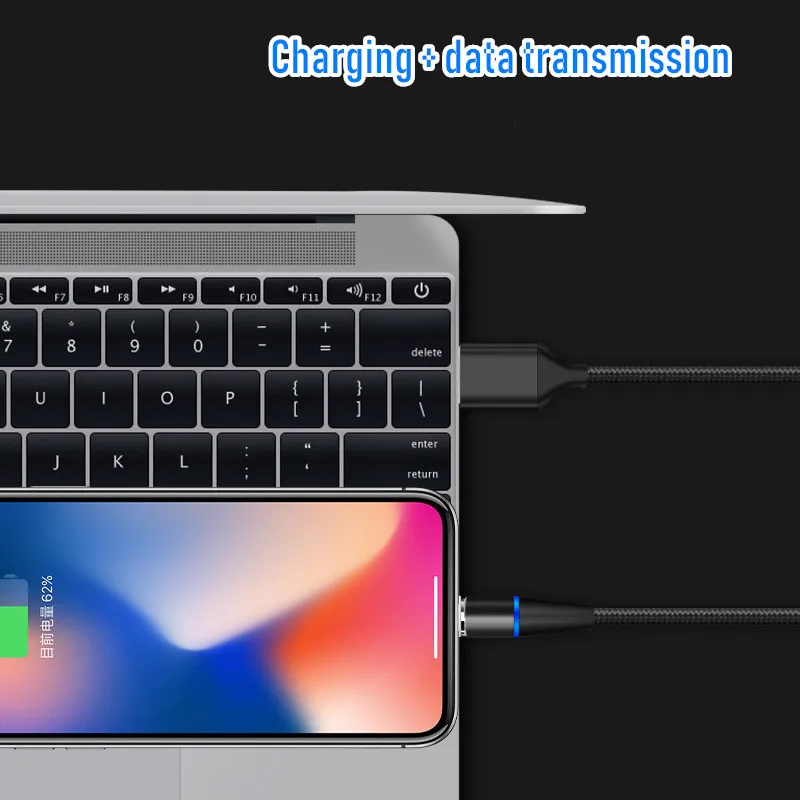 1 м Магнитный кабель Micro USB Type C для iPhone 7 8 Samsung Redmi Быстрая зарядка зарядный шнур
