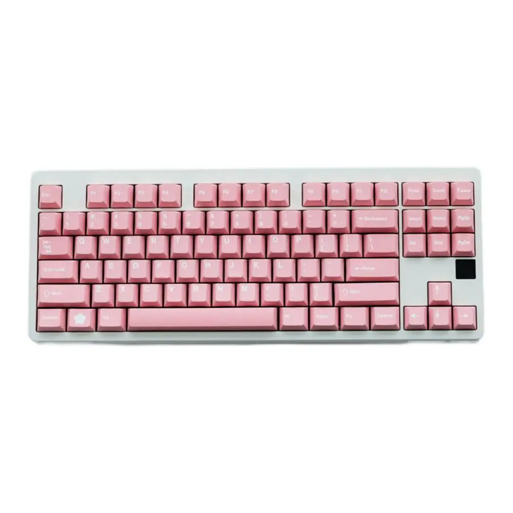 

For GMK Peach Blossom Keycaps PBT Original Highly Keycaps for CHERRY Profile MX Switches Mechanical Keyboard