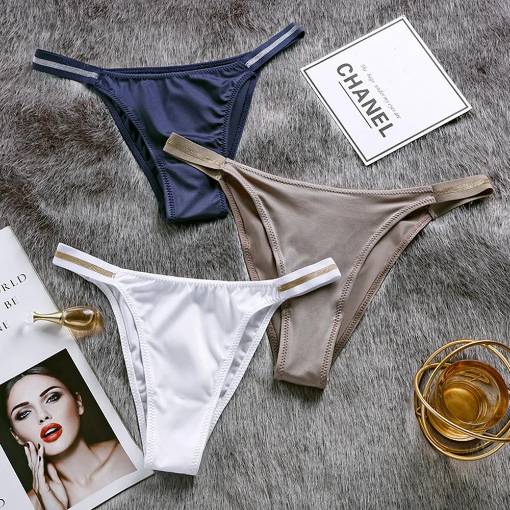 

Panties For Women Sexy Thong G-string Fashion Low-Rise Tanga Briefs T-back Underwer Bikini Female Lingerie Comfortable Underpant