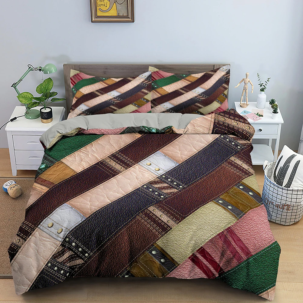 Комплекты постельного белья с 3D рисунком в полоску комплект пододеяльников