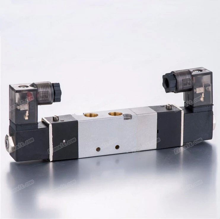 

3-позиционный выхлопной центральный электромагнитный клапан 4V330E-10 3/8 дюйма, 5 портов, регулирующий клапан в переменного тока, В переменного т...