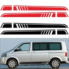 2 pezzi Авто расписные картинки desivo striscia LED laterale lunga Авто vinile pellicola Декалькомания автомобили на Мерседес-Бенц Вито виано classe V