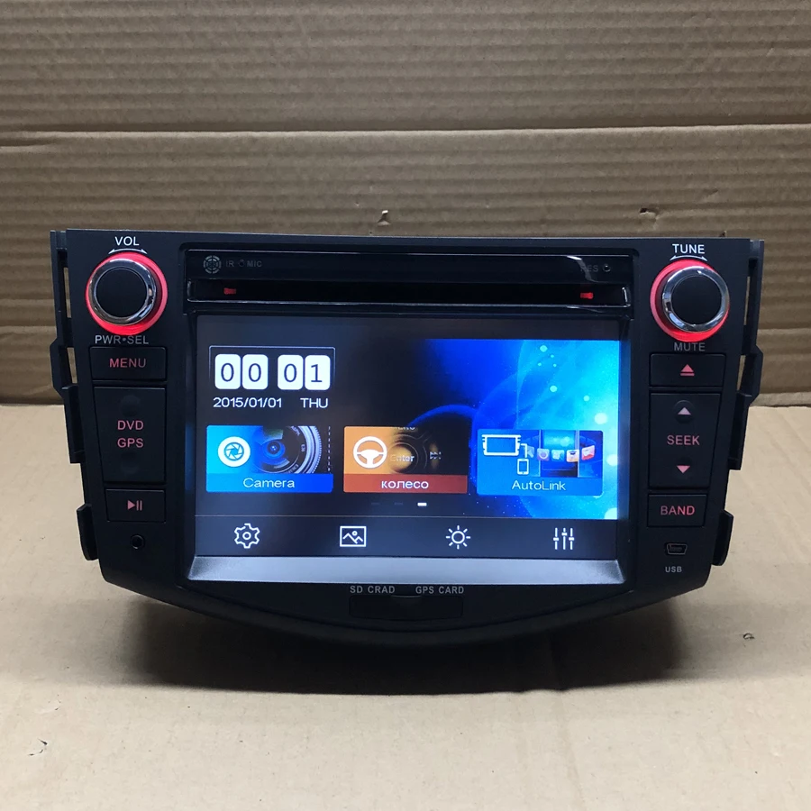 BYNCG 8 inch 2 Din Car DVD Player FOR TOYOTA RAV4 2006-2012 GPS Navigation in Dash PC Stereo TV gps Radio BT SD USB | Автомобили и