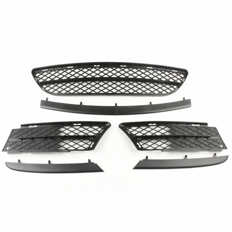 

Front Lower Bumper Fog Light Grille Center Trim Cover For 06-08 BMW E90 E91 3 Series 328i 318 320 325 328 330