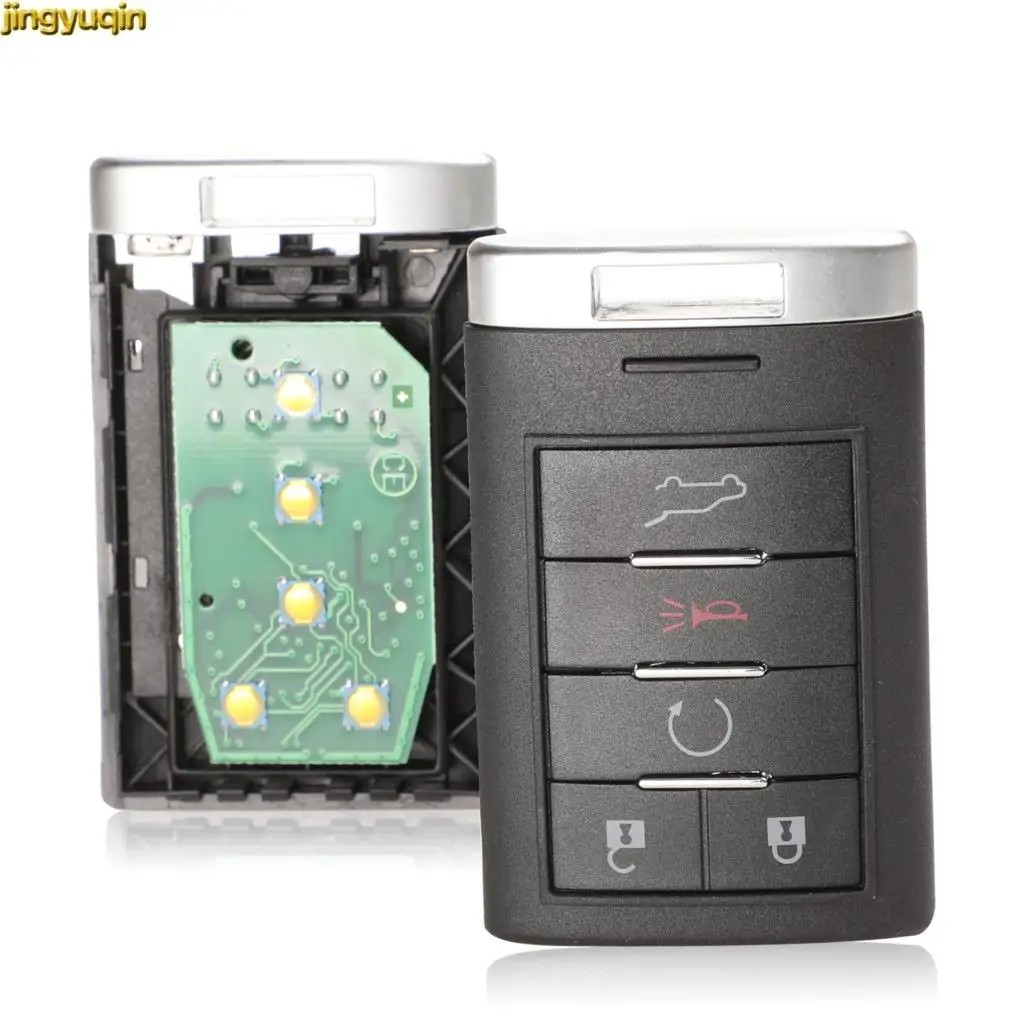 

Jingyuqin Автомобильный ключ управления 315 МГц NBG009768T для Cadillac SRX CTS XTS DTS 2010 2011 2012 2013 5 кнопочный умный доступ без ключа