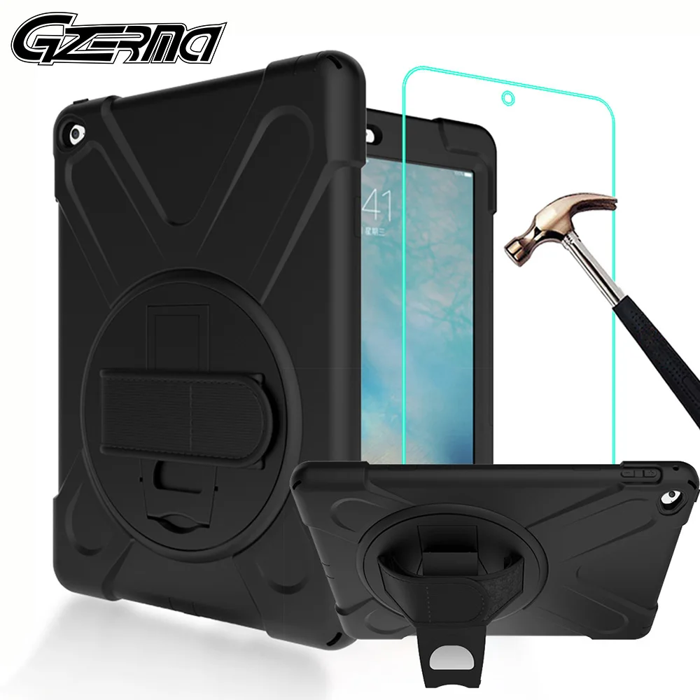 Прочный бронированный чехол для iPad воздуха 2 Чехол 9 7 дюймов с Экран пленка дети