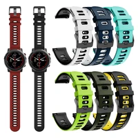 watchband strap for huami amazfit stratos 3 silicone wrist band smartwatch replaceable accessories bracelet black buckle