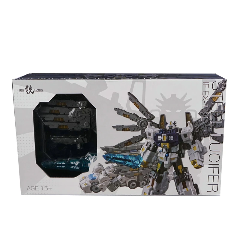 

Ironfactory EX-14L IF-EX14L Transformation Action Figure Toy Steel Lucifer Mini Model ABS Statue Deformation Car Robot Figma