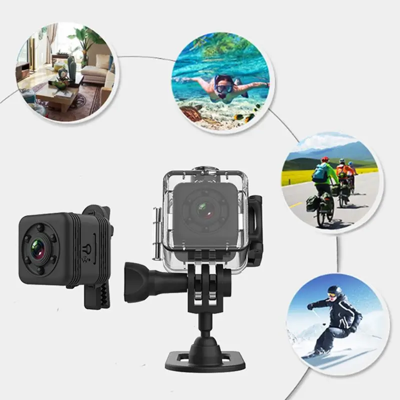

SQ29 Wifi Mini Security Camera With Waterproof Shell Micro Sports Camera Night Vision Motion Camcorder Home CMOS Sensor Camera