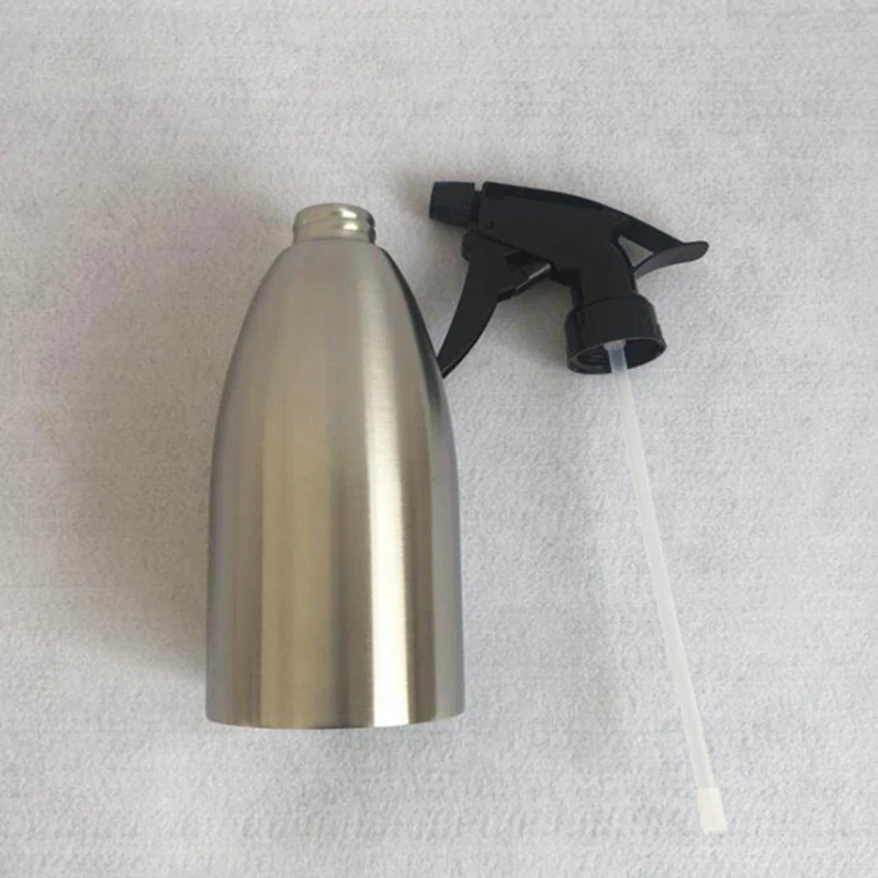 Нержавеющая сталь распылитель воды завод цветка домашний 400 мл Лейка серебро