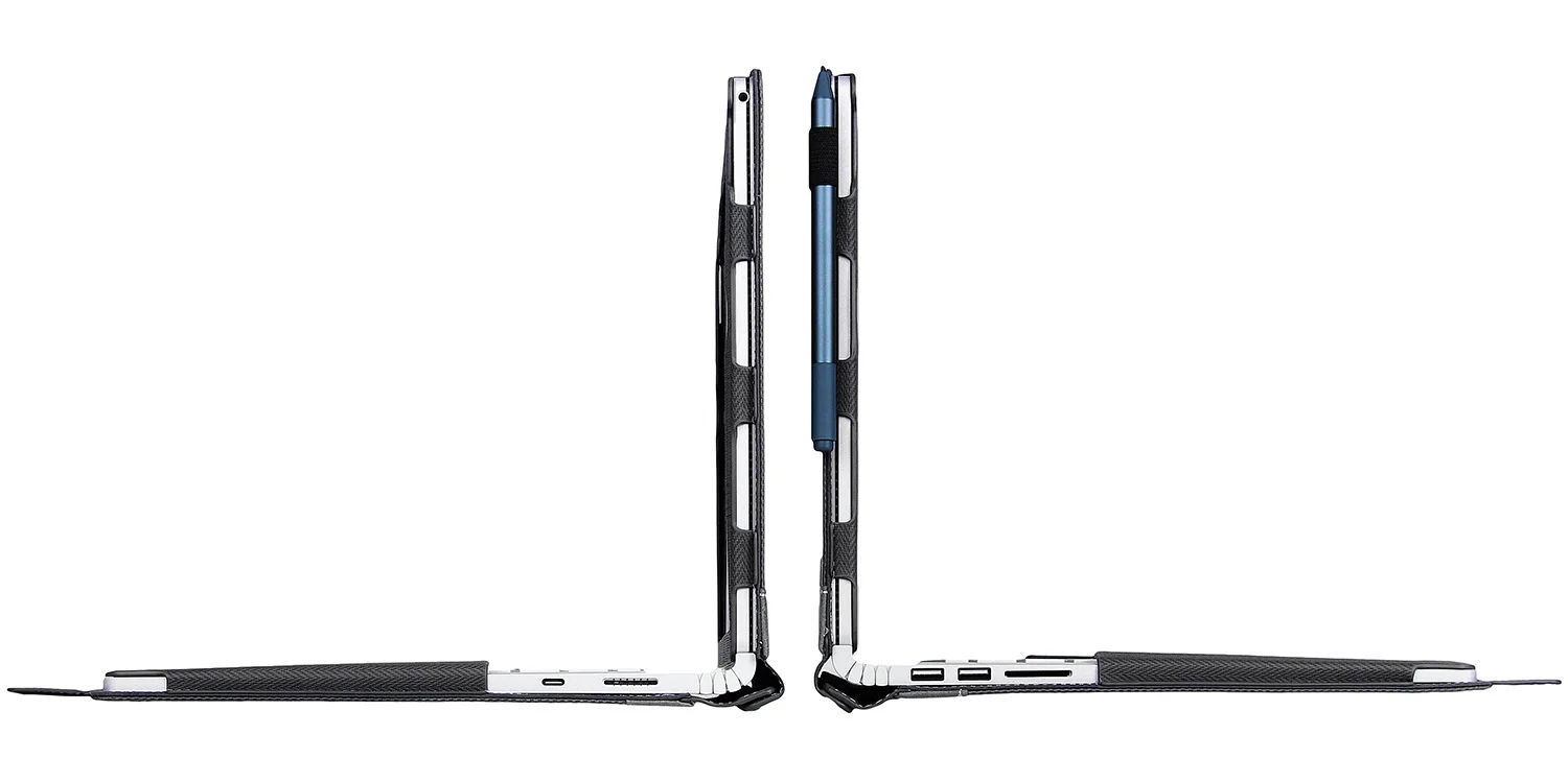 Новая обновленная версия чехол для ноутбука для microsoft Surface Book 2 13,5-дюймов-Премиум PU съемный флип-чехол-книжка