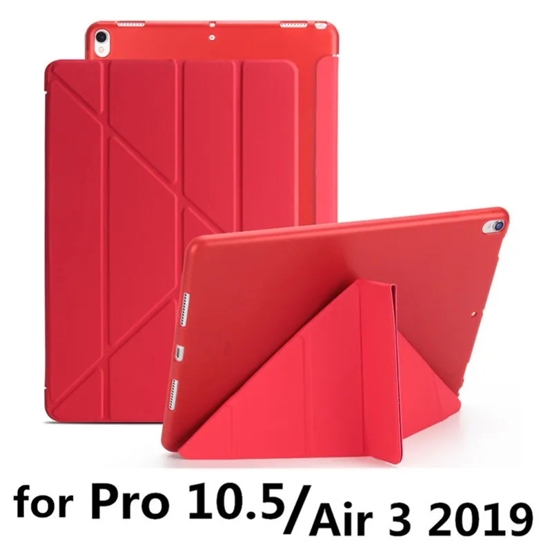pro 10.5 red ТПУ чехол для iPad Pro 10," Air 3 тонкий мягкий сенсорный Магнитный чехол-подставка для iPad 9,7 чехол 5th 6th чехол для планшета+ ручка - Цвет: pro 10.5 red