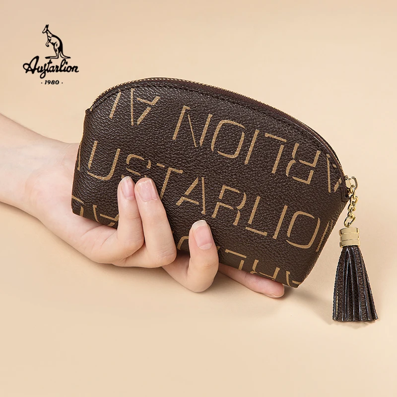 Женский маленький кошелек модный кожаный для монет кошельки мелочи на молнии