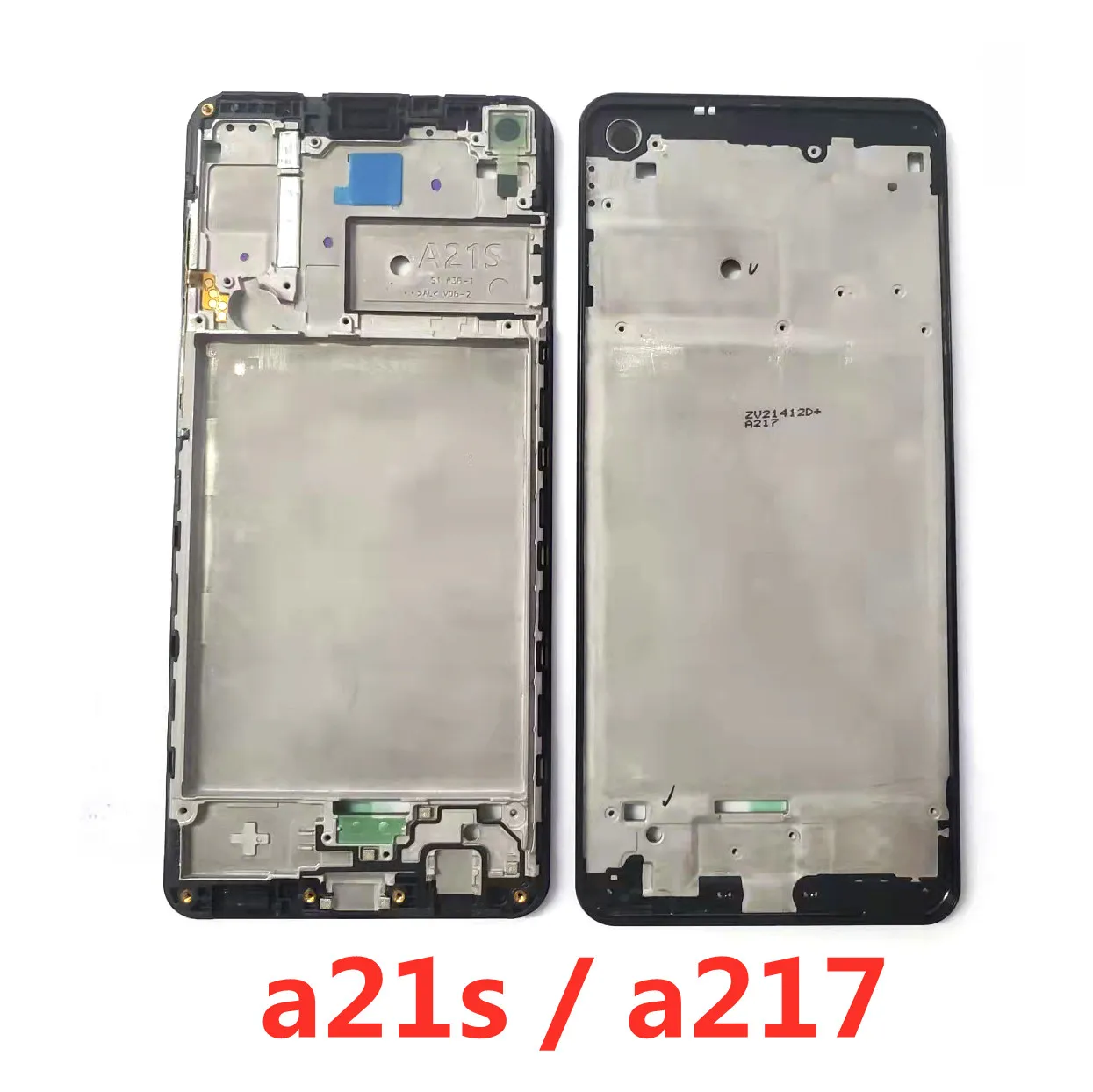 

Original New Phone LCD Screen Plate Bezel For Samsung Galaxy A21s A217 Housing Middle Frame Chassis Front Lid Panel Repair Part