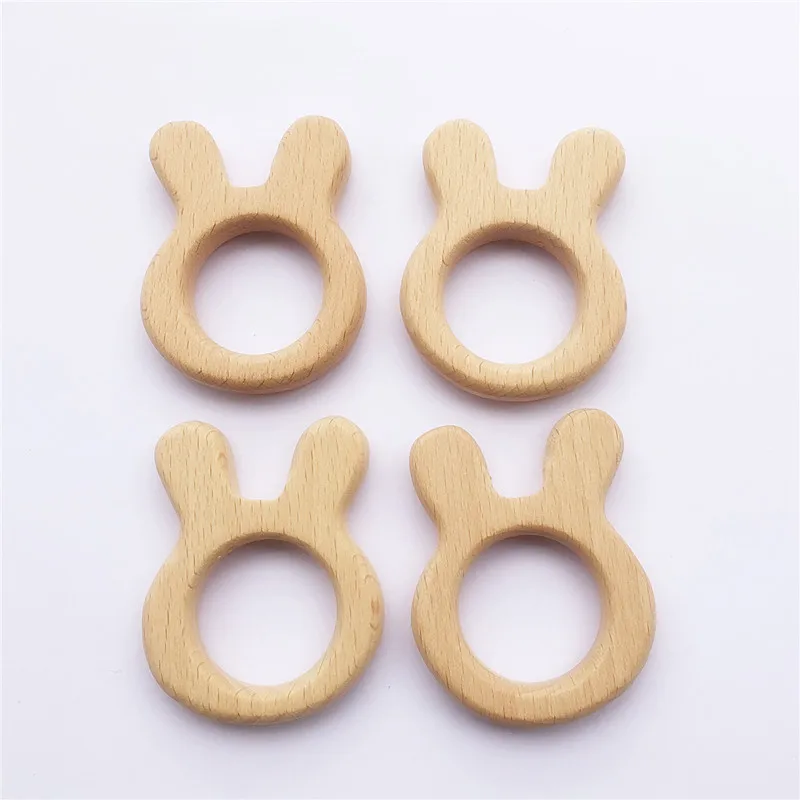 Ченкэй 10 шт деревянные Грызунок кролик кольцо DIY органических экологичный
