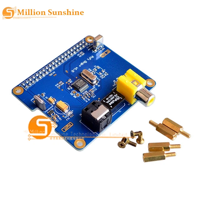 Raspberry pi HIFI DiGi + цифровая звуковая карта I2S SPDIF Оптическое волокно|hifi digi|card cardfiber optic