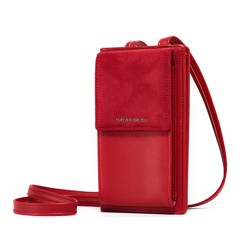 2019 женщина Наклонная Сумка положение сплит соединение мобильный телефон длинный