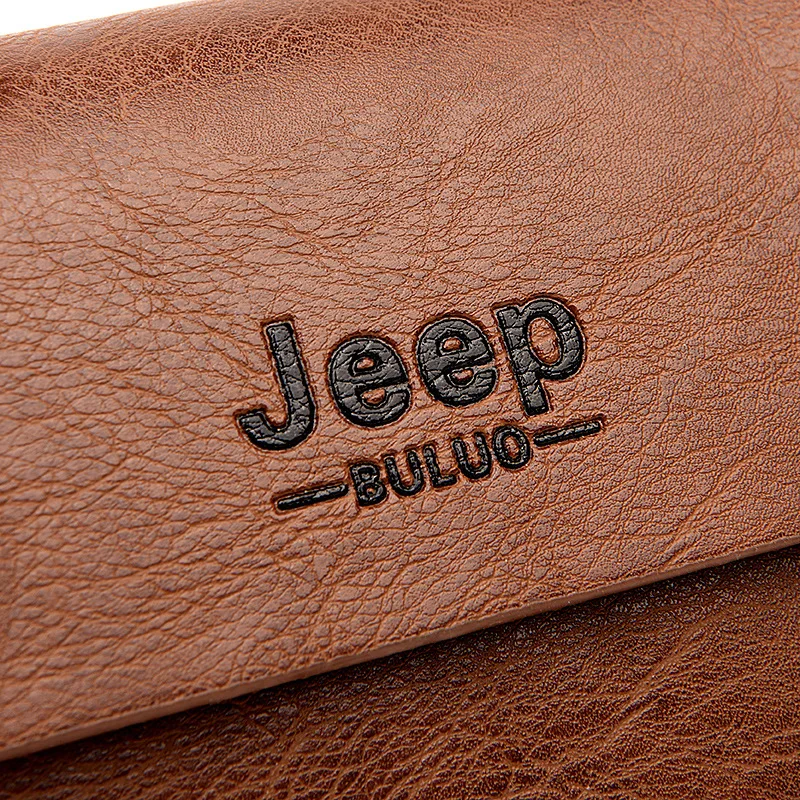 Мужской кошелек с отделением для монет Jeep компактный тонкий мелочи 2018|Мужские