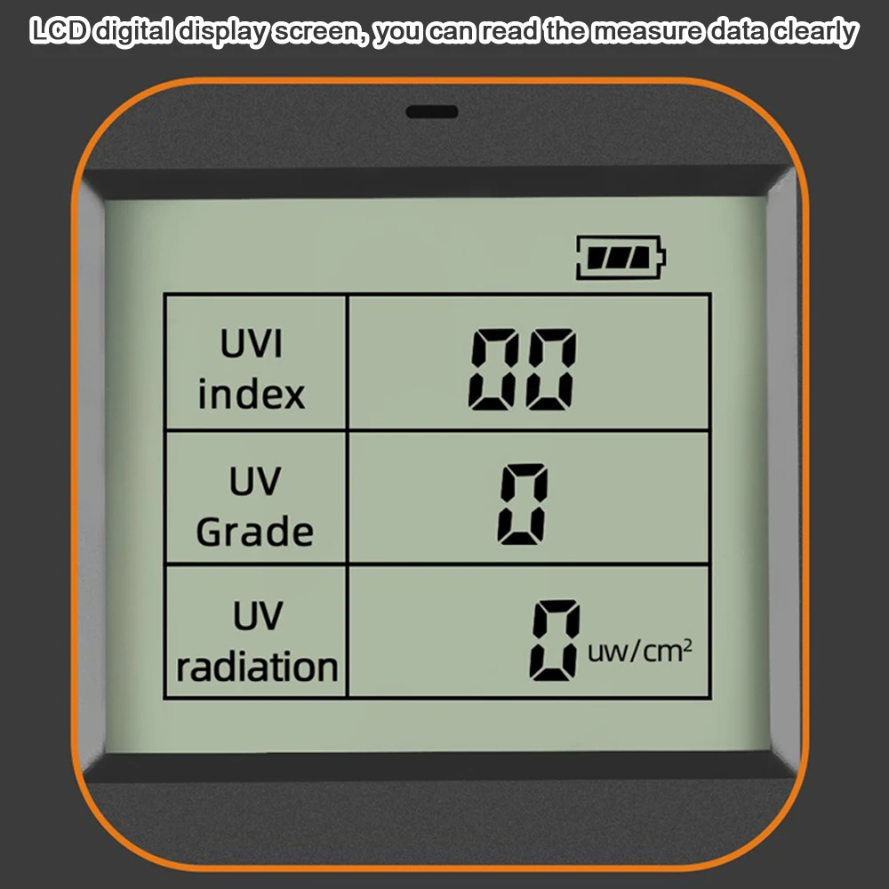 

Portable Digital Ultraviolet Radiation Detector Ultraviolet UVI Meter Radiometer Tester Protective Equipment Testing
