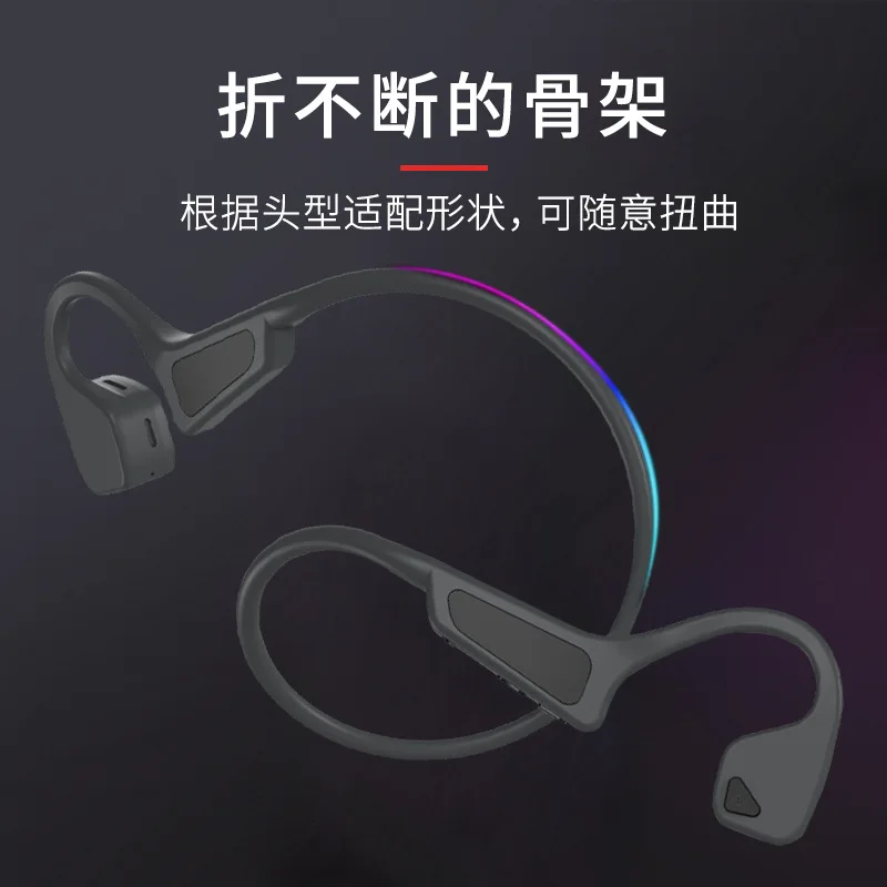 Bluetooth-Гарнитура костной проводимости Спортивная беспроводная гарнитура для бега