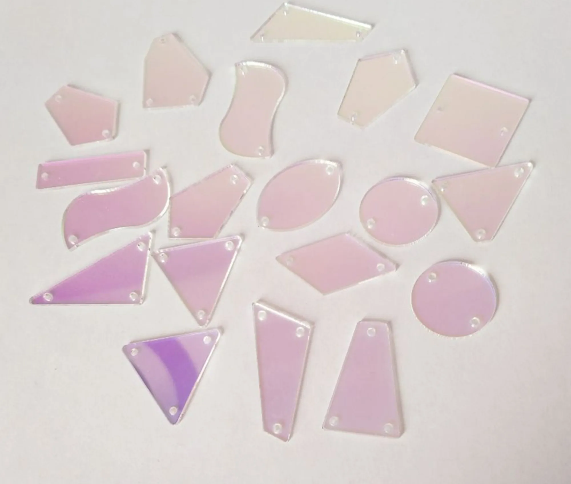 30 шт. акриловые бусины AB для пришивания Стразы | Дом и сад