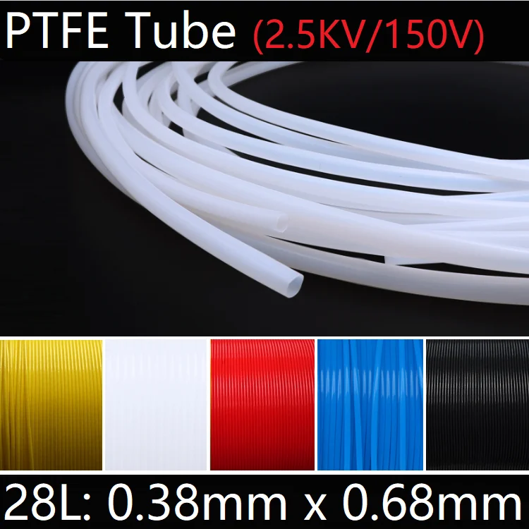 Трубка из ПТФЭ F46 28 л 0 38 мм x 68 изолированный капиллярный протектор тепла