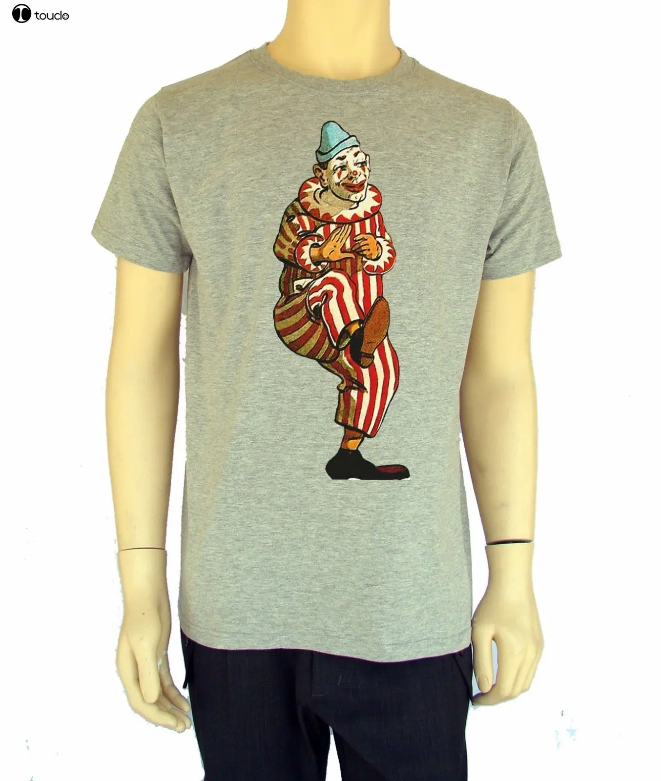 Новинка брендовая популярная Ретро футболка Винтажная с принтом клоуна демона