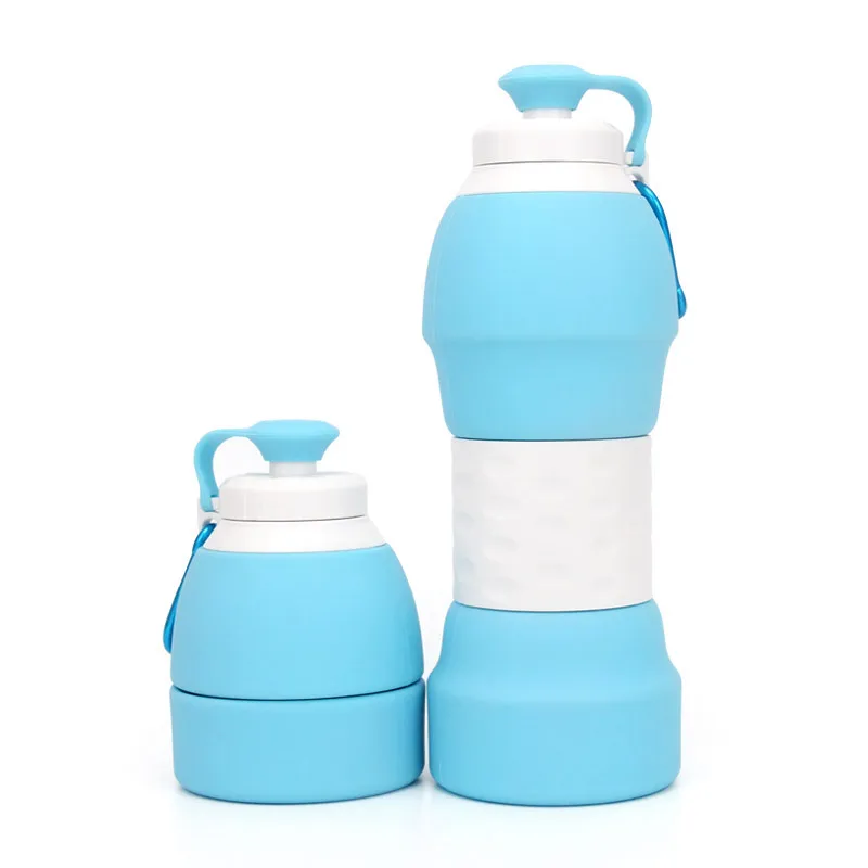 

Outdoor Portable Water Bottle Silicone Folding Cup Custom Sports Telescopic Cup Creative Collapsible Cute Water Bottle Drinkware